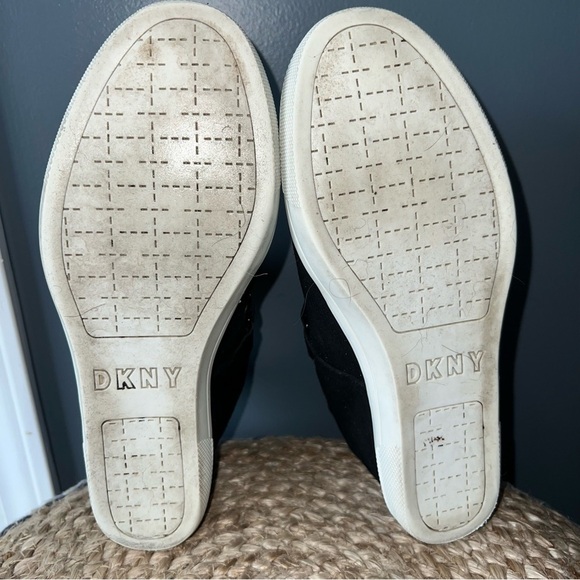 DKNY Cosmos Zebra Print Wedge Sneakers - Picture 7 of 8